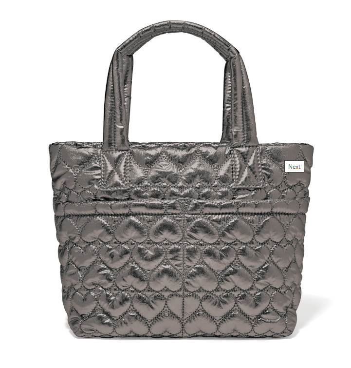 ★TOUT Y EST★ CRINKLE MOONRISE POCKET D SILVER FM3P303SIF maniology-chic-peek-heart-of-